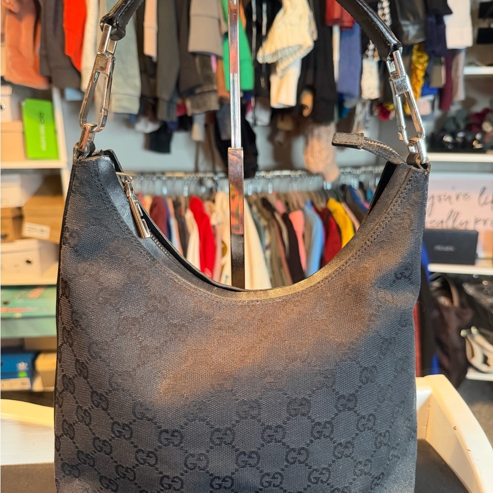 Gucci Black Monogram Women's Bag
